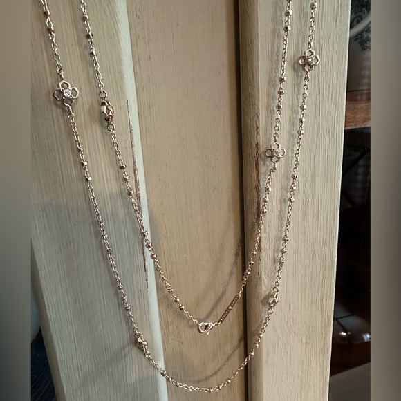 Kendra Scott Rue Long Chain in Rose - Picture 1 of 6